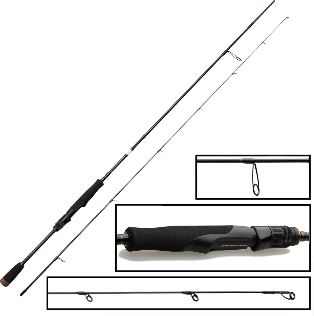 Savage Gear SG2 Ultra Light Game Angelrute 1,98 m 2 - 8 g 2 Teile