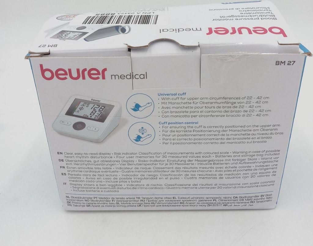 BEURER Blutdruckmessgerät BM 27 Produktbild 22