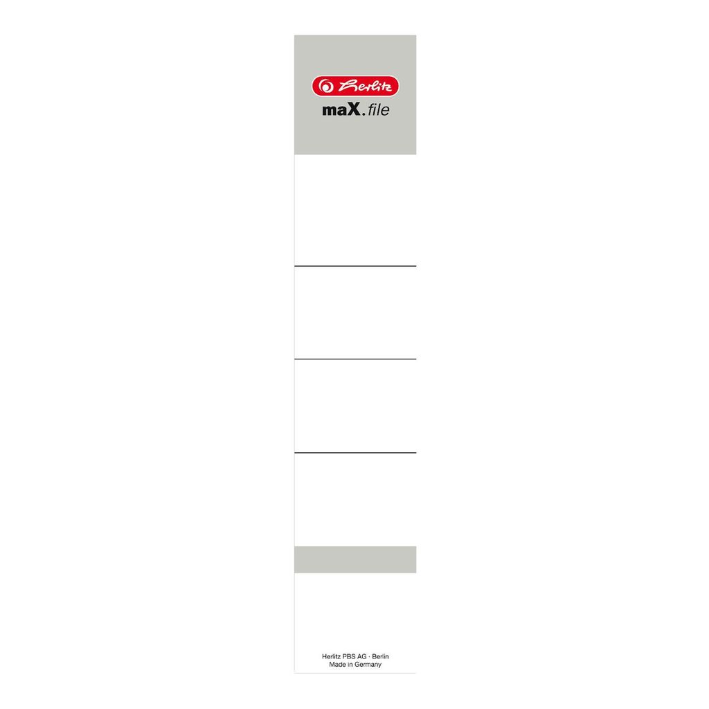 herlitz 5966056 10x Ordneretiketten maX.file weiß für 5,0 Immagine del prodotto 
