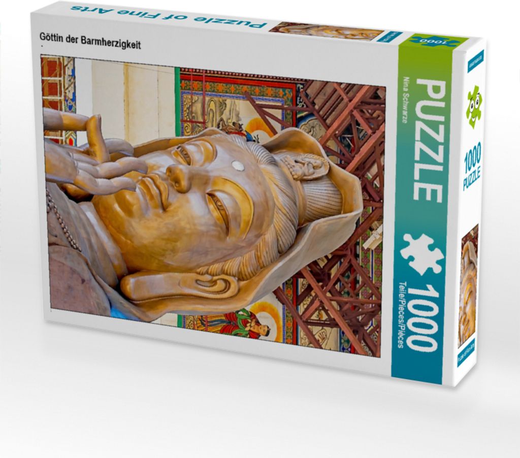 CALVENDO Puzzle Göttin der Barmherzigkeit | 1000 Teile Lege-Größe 64x48cm Foto-Puzzle für glückliche Stunden