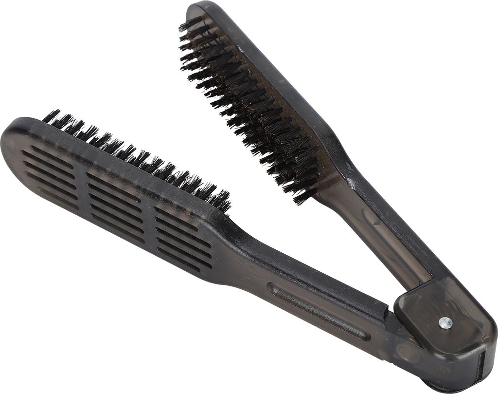 Hair Straightener Brush Double Side AntiStatic Hair Straightening Styling Brush