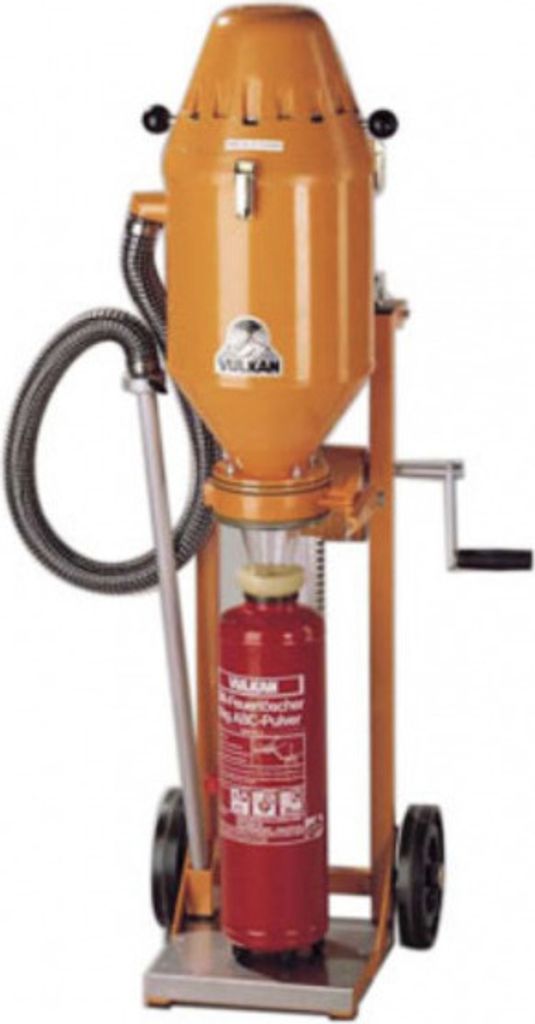 Mobile Pulver Umfüllmaschine Vulkan Typ UP07-6 Feuerlöscher Produktbild 