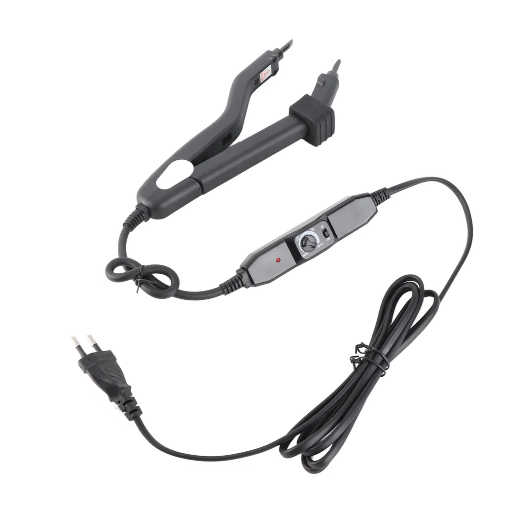 Mini fer d'extension de cheveux ergonomique avec pinces en téflon - 3