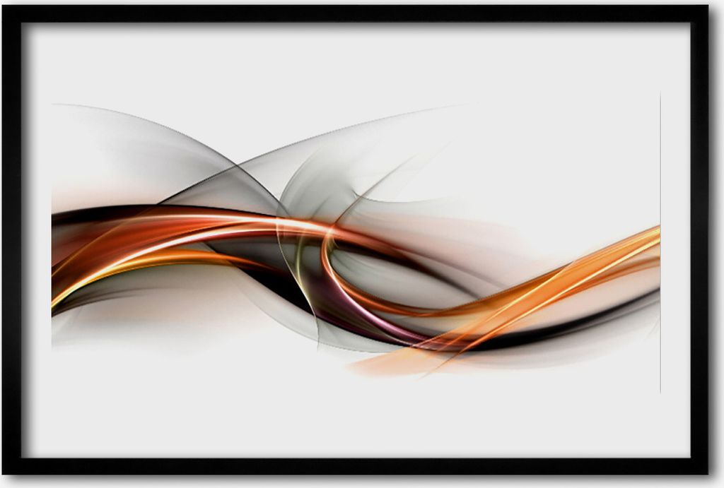 Bild 60x40 MDF-Rahmen Wandkunst Abstraktion abstrakt