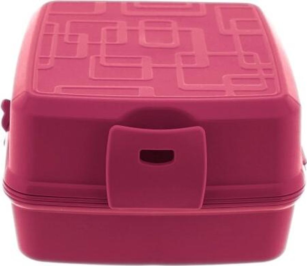 Multi Brot- und Lunch Box mit Besteck (02 1164) Pink