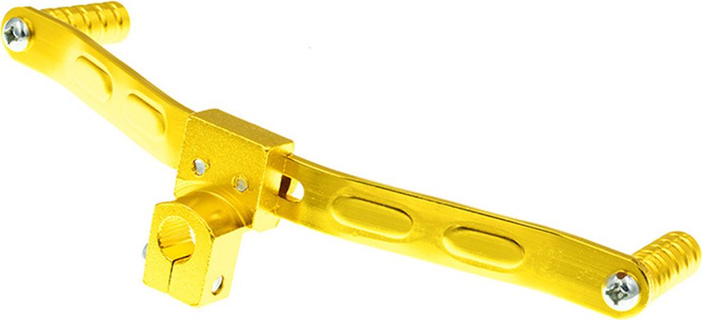 Motorrad-Schalthebel, 2-Wege-Aluminiumlegierung, universeller Fußstützenpedal-Schalthebel, Ersatz für Dirtbike-Modifikationszubehör