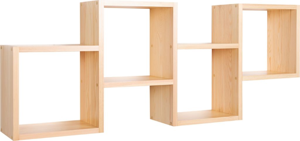 Wandregal Kiefer massiv Produktbild 