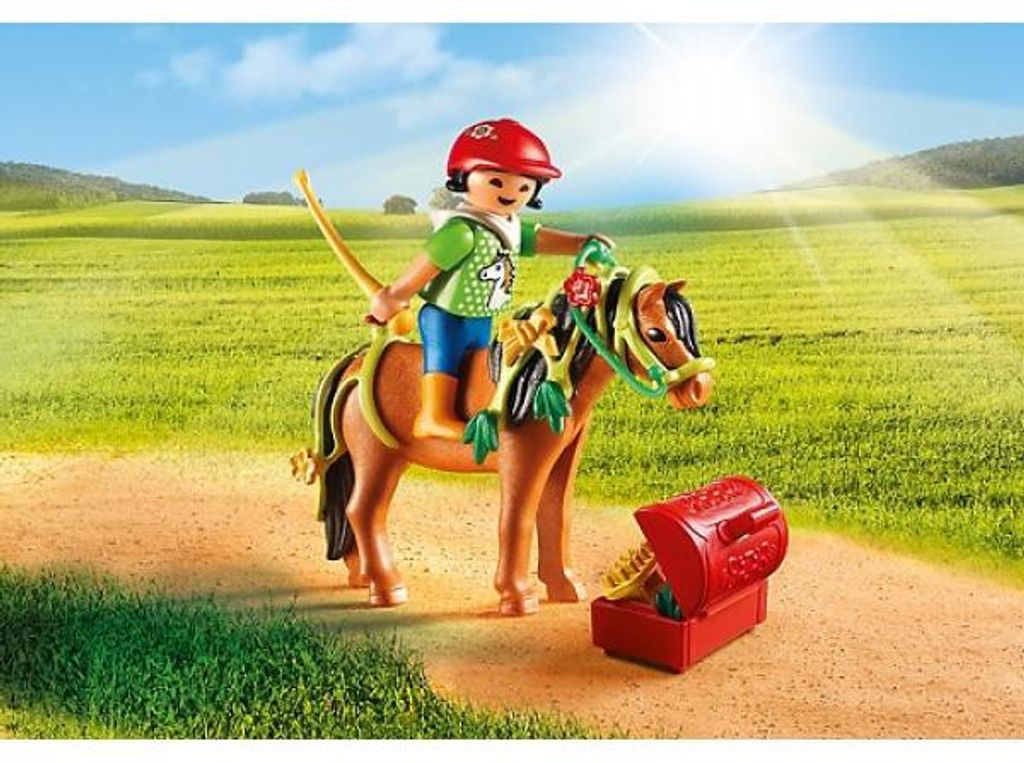 PLAYMOBIL country 6968 poney a decorer fleur Image du produit 