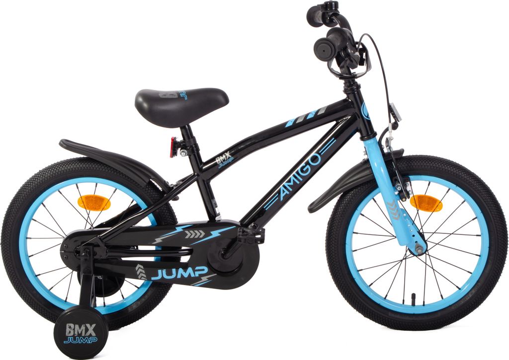 AMIGO Kinderfahrräder Jungen BMX Jump 16 Zoll 25,5 cm Produktbild 
