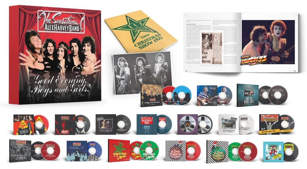 The Sensational Alex Harvey Band: Good Evening, Boys And Girls! (Box Set) auf 21 CDs und 1 Buch - Edel Music - (CD / G)
