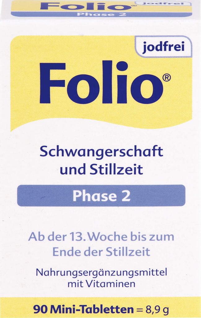 Folio jodfrei Phase 2 Mini-Tabletten, 90 St. Tabletten