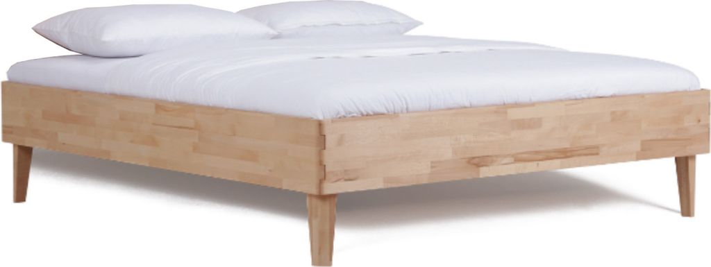 Dico Buche Massivholz Bettrahmen ohne Kopfteil Atlanta 321.00 gezapft Größe 160 x 200 cm