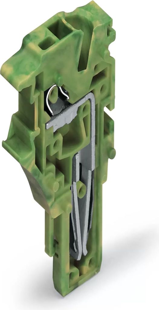 WAGO 1-Leiter-Federleisten-Mittelmodul;Push-in CAGE CLAMP ;4 mm²;grün-gelb 2022-177