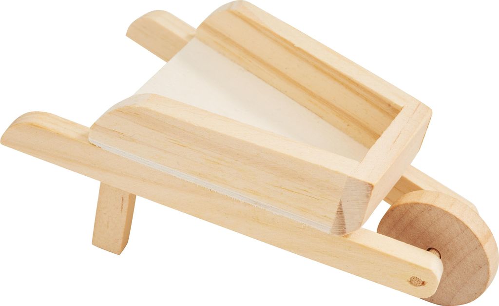 VBS Miniatur "Holz-Schubkarre", 11,5 x 6 x 5 cm Produktbild 