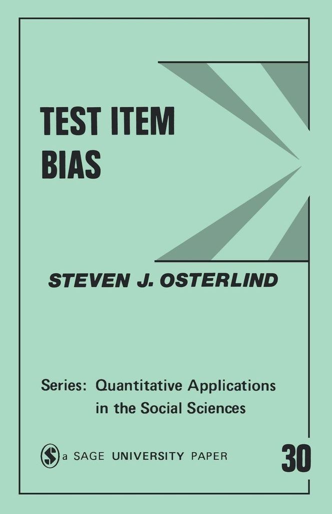 Test Item Bias by Osterlind, J. New ,,