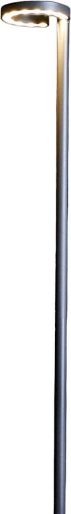 Lucande LED-Außenleuchte Jannis, anthrazit, Metall, 200cm