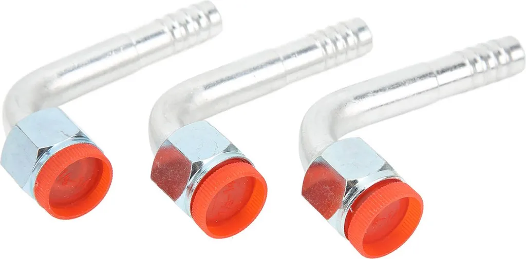 Raccord adaptateur climatisation 5/8 avec joint torique et coude 90°