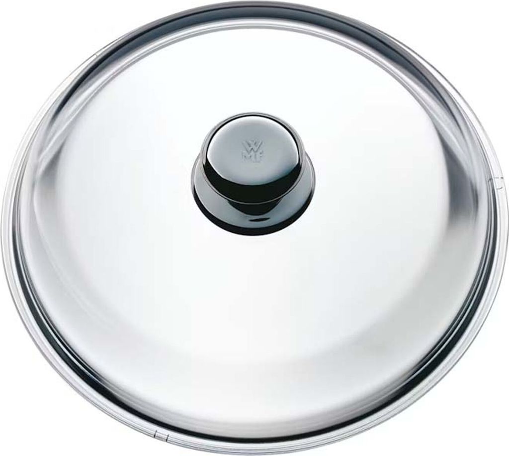 A top-down view of a pot lid.