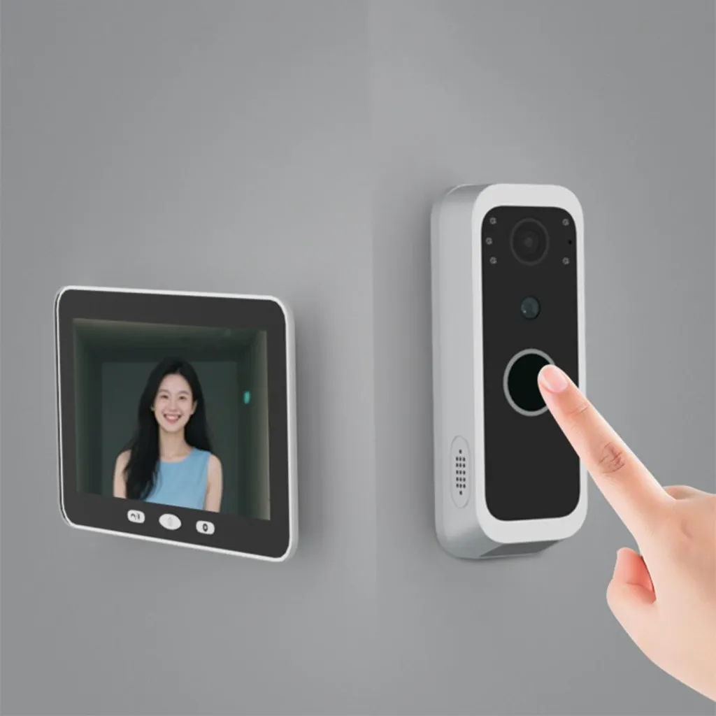 Visiophone sans Fil avec Détection PIR et Batterie Longue Durée
