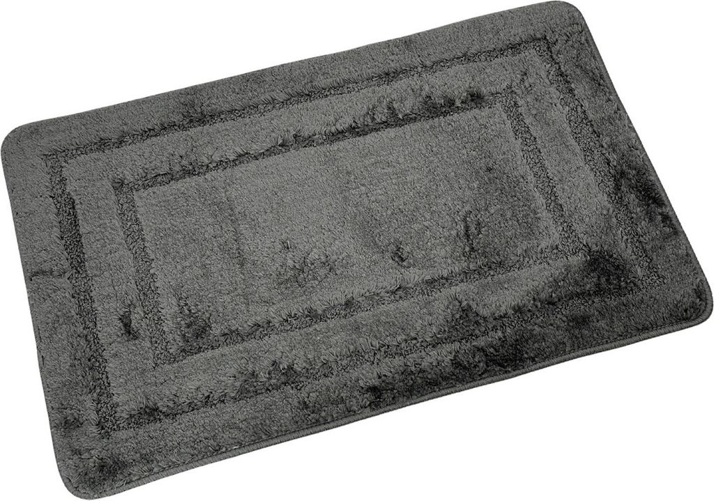 Dywaniki łazienkowe Alor ciemnoszary 50x80 cm Zdjęcie produktu 