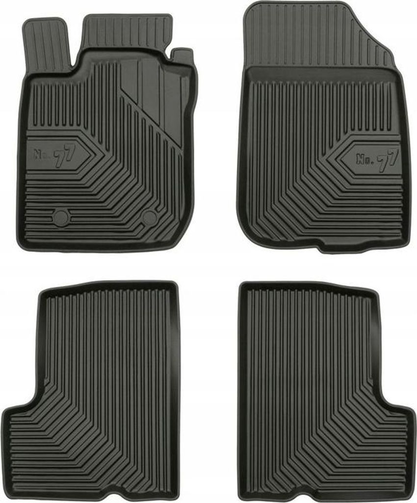 DACIA Duster 1 2010-2014 Gummimatten Tabletts 77