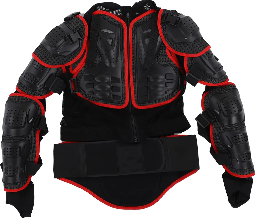 Armure de protection moto renforcée avec coques haute densité