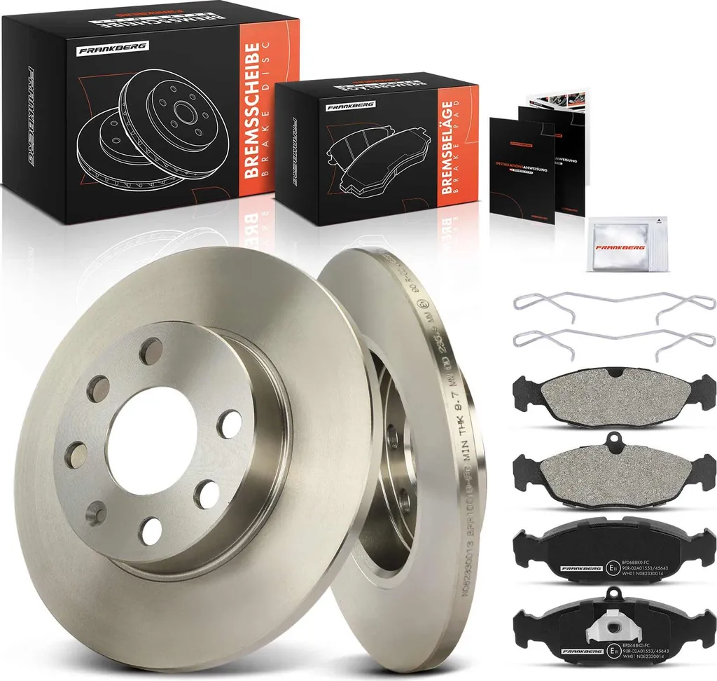 Disques et plaquettes de frein avant Frankberg pour Opel Astra F
