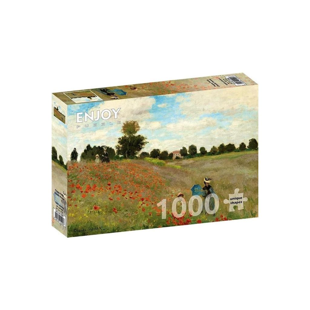 Puzzle mit 1000 Teilen Enjoy – Claude Monet: Mohnfeld