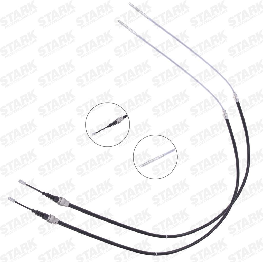 STARK Handbremsseil Seilzug Feststellbremse für VW GOLF III (1H1) Hinten Rechts Hinten Links SKCPB-1051139