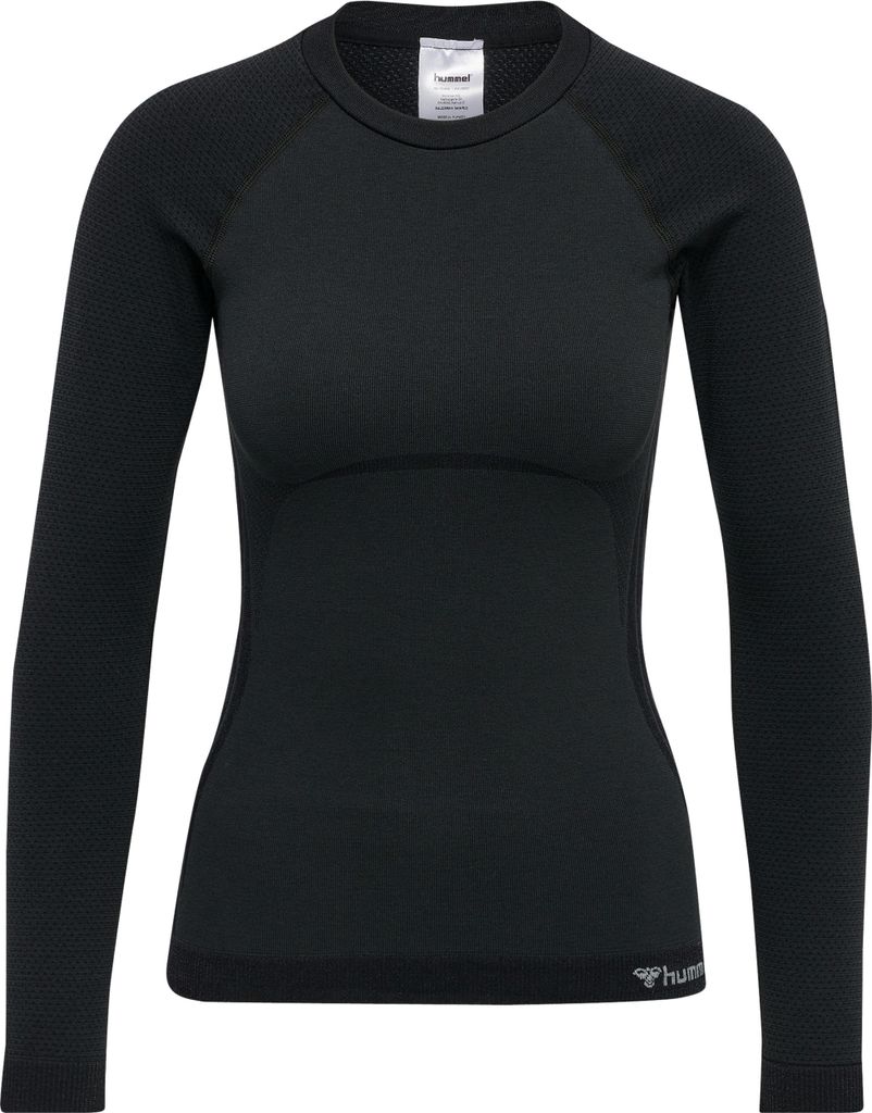 Hummel Cleaa Seamless Langarm-t-shirt Schwarz M Frau Produktbild 
