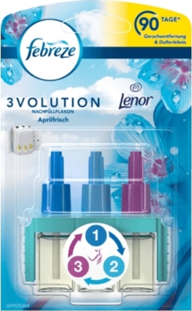 Febreze 3 Volution Nachfüllflakon Lenor Aprilfrisch 20ml Zdjęcie produktu 