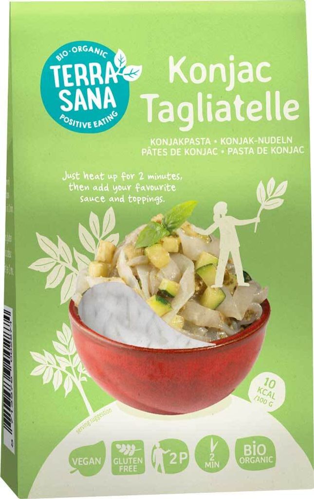 TerraSana Konjac tagliatelle  (250 gr) Productafbeelding 