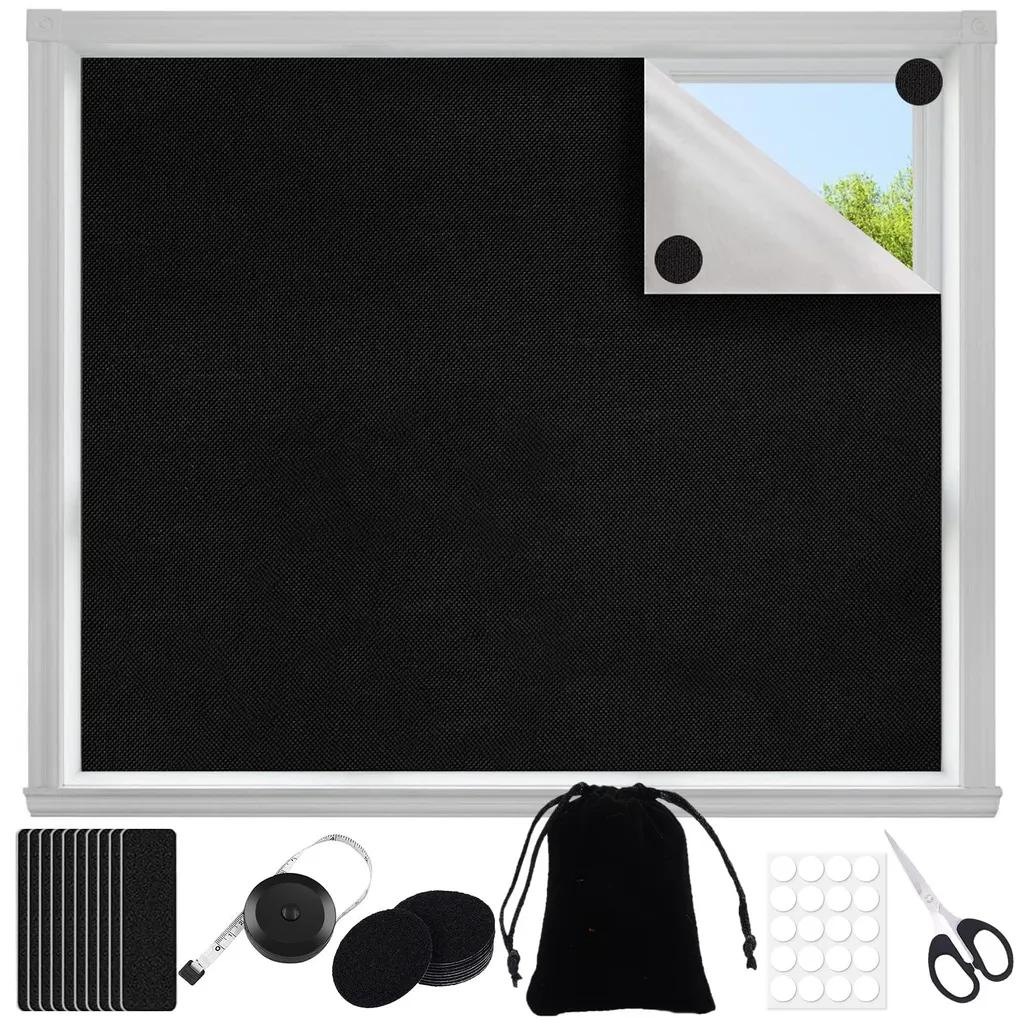 Store occultant 300x145 cm sans perçage pour fenêtre de toit Velux