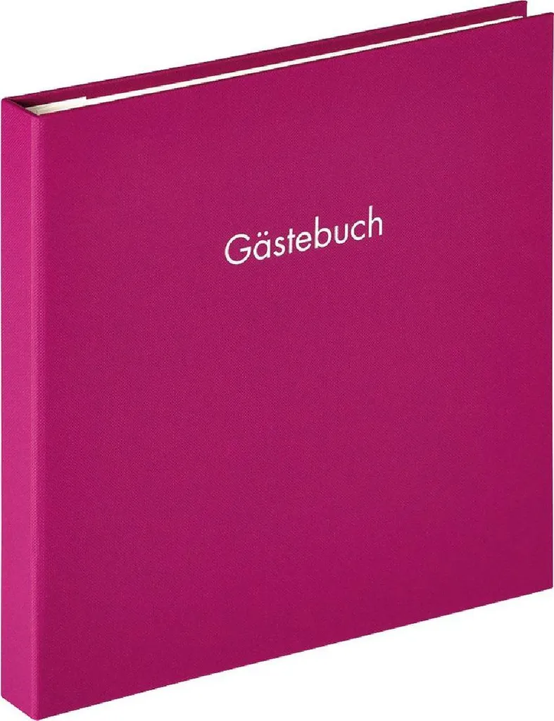 Walther Fun Guest Book Viola 26x25 cm | Libro Ospiti Spirale 50 Pagine