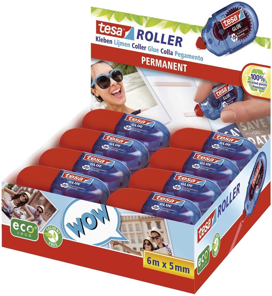 Kleberoller Mini perm 6m x 5mm 59819-00000 von TESA