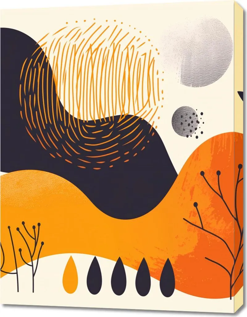 Relookez vos Murs avec l'Image 70 x 90 cm Motivations Automnales Design