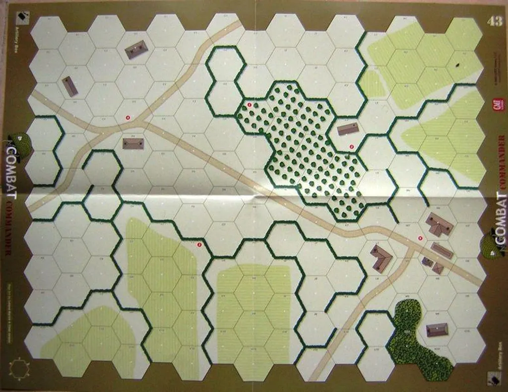 Jeu de Plateau Normandie BP #3 Commandant de Combat 2e Édition Révisée