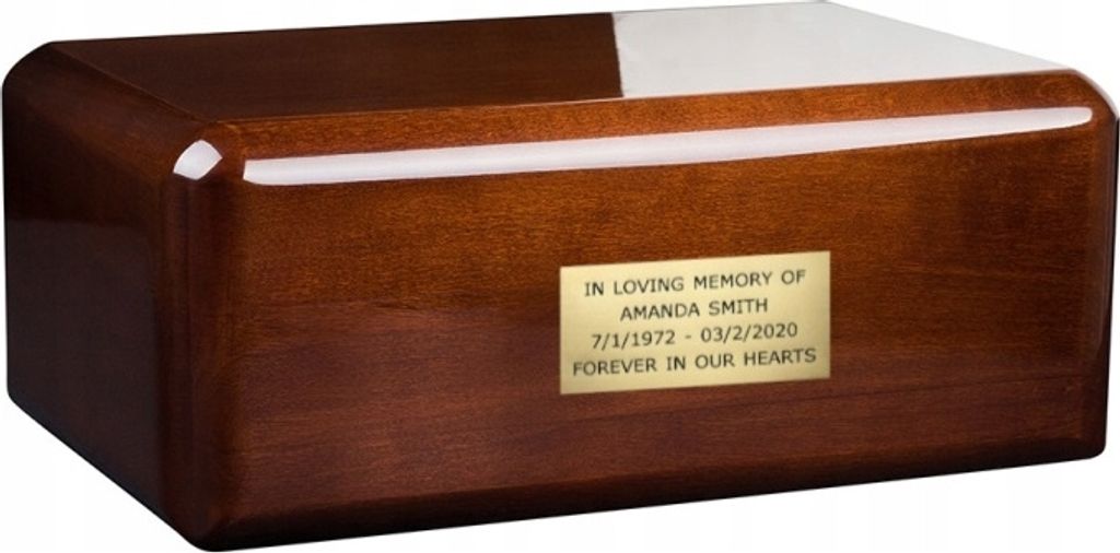 Eine Einzigartige Urne Aus Holz