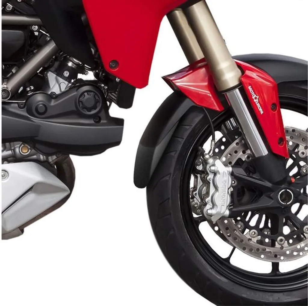 Extension garde-boue PUIG 6416N en ABS robuste pour Multistrada 1200 Noir