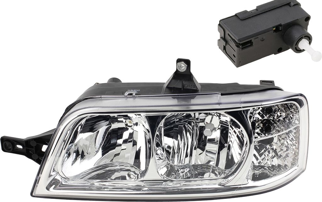Scheinwerfer passend für Fiat Ducato 244 04/02- H7 H1 Links Fahrer m. Stellmotor 1328426080 1337816080 0001328426080 1347692080 6208E3 03078533 Johns