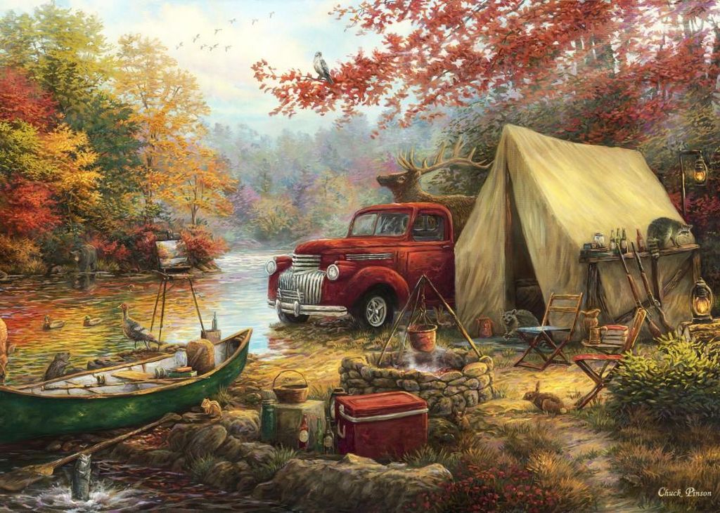 Grafika Puzzle Chuck Pinson - Legespiel Share the Outdoors - 500 Teile