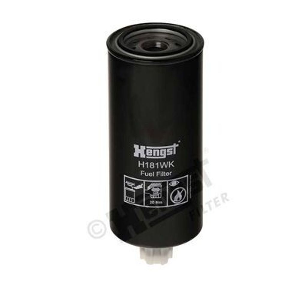 Kraftstofffilter HENGST FILTER H181WK für FODEN TRUCKS ALPHA Anschraubfilter