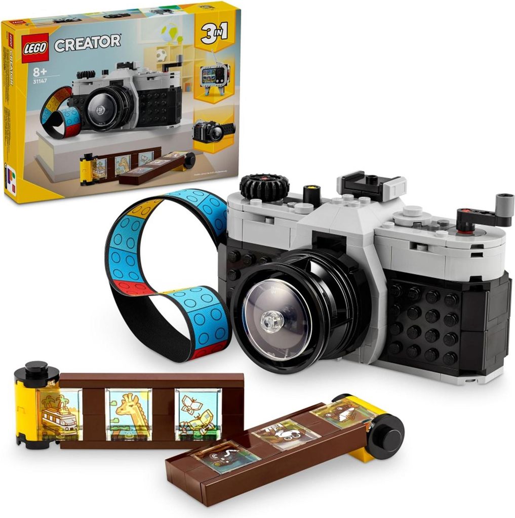 LEGO Creator 3in1 Retro Kamera Spielzeug, Videokamera, Produktbild 