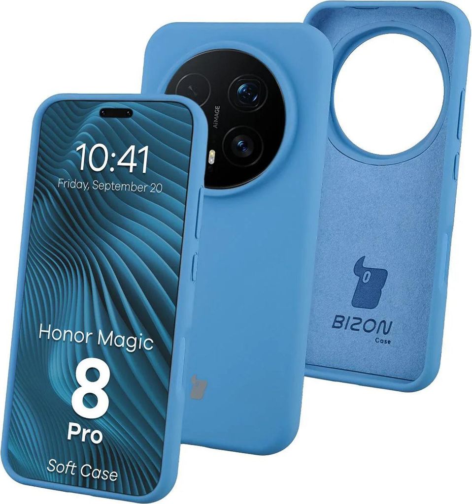 Silikon Handyhülle für Honor Magic8 Pro, Bizon Soft Case, Produktbild 