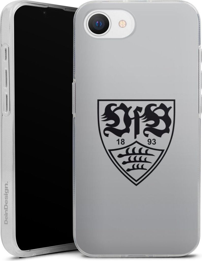 DeinDesign Handyhülle für Apple iPhone 16e Silikon Hülle Case Smartphone Schutzhülle Logo Offizielles Lizenzprodukt VfB Stuttgart