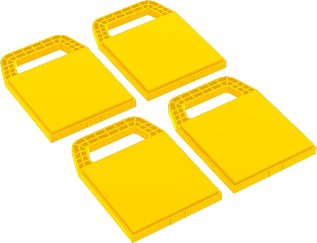 Wiltec Unterlegplatten 4er Set, Stützplatten aus HDPE mit Produktbild 