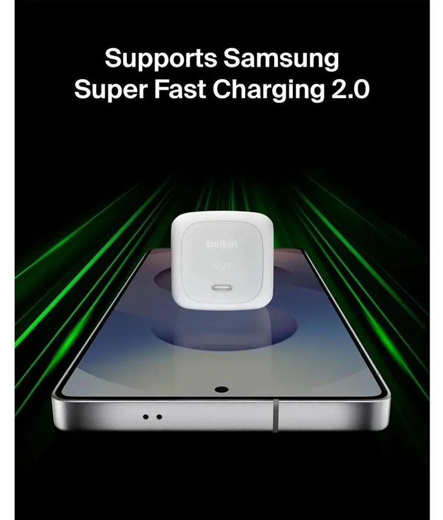 Belkin BoostCharge Bloc de Charge Mural Compact Blanc Haute Sécurité - 7