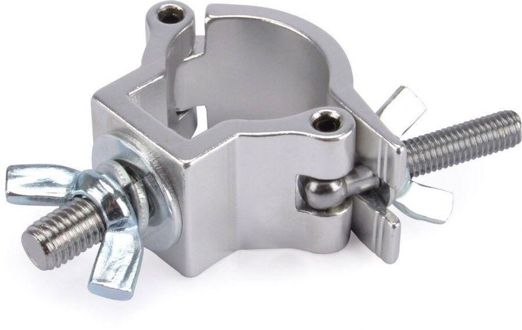 Riggatec Halbschelle - Halfcoupler klein silber bis 75 kg Produktbild 