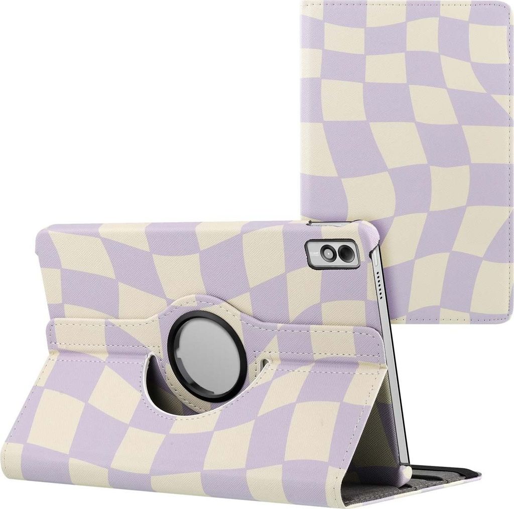 imoshion 360° drehbare Design Klapphülle Lenovo Tab M10 5G - Dancing Cubes