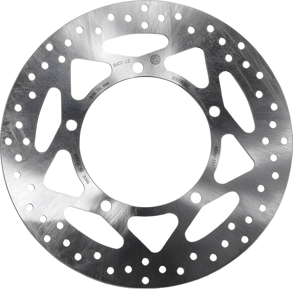 Brembo Bremsscheibe Oro 68B407L2 starr mit Zulassung kompatibel mit Kawasaki Ninja R Z 300 ccm Bj. 2013 - 2017